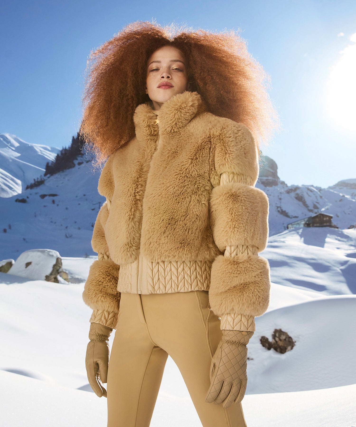 【GOLD BERGH】FURRY ski jacket